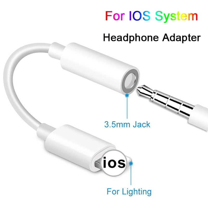 Cáp chuyển đổi Lightning sang 3.5mm cho tai nghe điện thoại IPhone [Đơn 50k tặng phần quà thú vị]